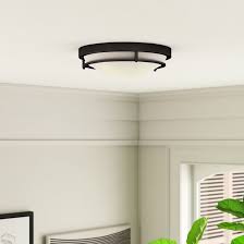 Wayfair rustic flush mount lighting. Zipcode Design Aaru 2 Light 13 Simple Bowl Flush Mount Reviews Wayfair