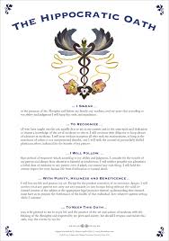 Hippocratic Physician Oath Hippocratic Oath Oath Physician