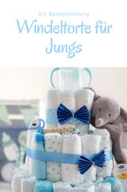 Windeltorte Junge Ein Liebevoll Dekoriertes Windelgeschenk Ist Nicht Nur Der Hingucker Auf Jeder Babyparty Sond Windeltorte Junge Windelgeschenke Windeltorte