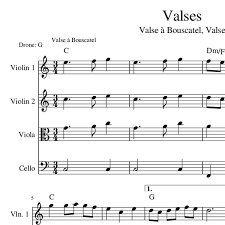 Enjoy popular sheet music when you subscribe. French Waltzes Sheet Music Arrangement Valse A Bouscatel Valse Celtic Fiddle Music Georgia Nettleton