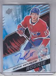 Jesperi kotkaniemi player profile, stats and championships. 2018 19 Spx Rookies Autographs Rjk Jesperi Kotkaniemi 149 Nm Mt