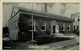 Waverly Tennessee Tn 1950 Post Office Vintage Postcard Waverly Vintage Postcard Old Pictures