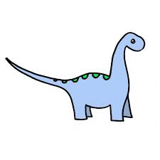 Disegno Di Dinosauro Apatosaurus A Colori Per Bambini Disegnidacolorareonline Com