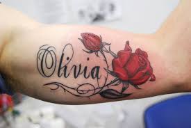 Tattoos, which are once inked on a person, become a part of for instance, chest tattoos with name of the loved ones can replicate your love for them as these the best tattoo design for men which is preferred by men is that of biomechanical tattoos, which. Name Tattoos On Arm For Men Arm Tattoo Sites