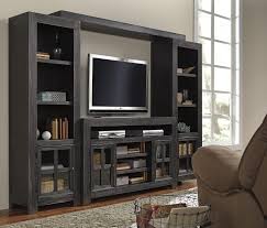 Gavelston Left Pier With Glass Door And 3 Shelves By Ashley Furniture Signature Design At Del Sol Furniture Fireplace Entertainment Center Wall Entertainment Center Entertainment Center Wall Unit