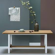 Find here online price details of companies selling teak wood table. Contemporary Dining Table Mazuria Take Me Home Oak Powder Coated Steel Rectangular