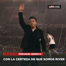 Dos hombres de negocios sostienen distintas tesis sobre las condiciones de la naturaleza humana. La Pagina Millonaria Pa Twitter Se Acerca Una Vez Mas Uno De Esos Partidos Bisagra A Todo O Nada Desde Que Marcelo Gallardo Llego A River Con El Buzo De Dt Cambio