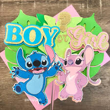 Maybe you would like to learn more about one of these? Gender Reveal Boy Or Girl Or Baby Shower Cake Topper Stitch Etsy In 2021 Gender Reveal Baby Shower Themes Gender Reveal Themes Baby Gender Reveal Party