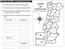 Regiões de portugal entenda suas divisões com mapa cultuga. Mapa De Portugal Estudo Do Meio A Descoberta De Si Mesmo Ppt Video Online Carregar