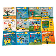Short funny stories for kids and picture story for kids to teach ideals. 12 Book Set I Can Read The Pete Cat English Books For Kids Story Book Educational Toys For Children Pocket Reading Book 13x13cm Aliexpress