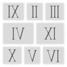 Para representar números romanos, debemos utilizar estas letras, combinándolas y. Numeros Romanos Vectores Graficos Imagenes Vectoriales Depositphotos