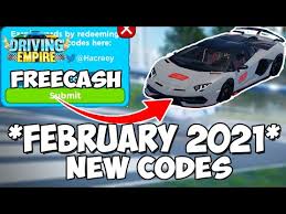 Roblox driving empire codes february 2021 ways to game from i0.wp.com. Descargar February 2021 All New Working Codes On Drivin