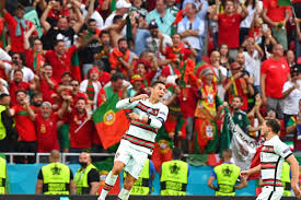 Getty images, design by tom slator) Euro 2020 Cristiano Ronaldo Scores 2 As Holders Portugal Beat Hungary 3 0