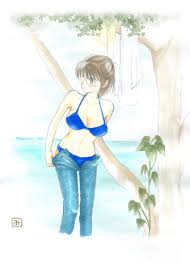 minadecico5, ase to sekken, yaeshima asako, 1girl, bikini - Anime R34