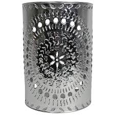 Add simple lighting solutions to any room in your home with modern wall sconces. Mexican Natural Punched Tin Wall Sconce Light Cover