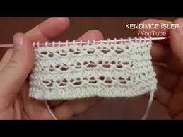 Kolay Ajurlu Orgu Modeli New Easy Knitting Pattern Youtube Orgu Modelleri Patikler Orgu