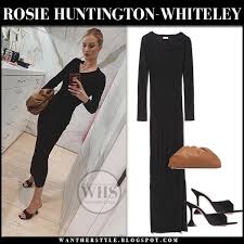 And… other things that might offend or cause naughty thoughts to pop into a. Rosie Huntington Whiteley In Black Ribbed Midi Dress And Black Mules On April 19 I Want Her Style What Celebrities Wore And Where To Buy It Celebrity Style
