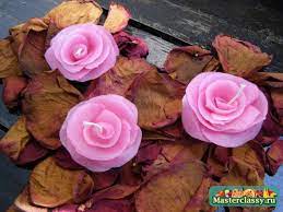 How To Diy Handmade Rose Candle Diy Candles With Flowers Diy Candle Roses Rose Candle