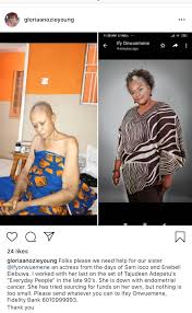 Ify onwuemene is a nollywood movie star who has been in the industry for over two decades. Elsie Godwin On Twitter If You Watched Nollywood Movies Then You Probably Know Ify Onwuemene She Needs Our Help Nothing Is Too Small She Is Down With Endometrial Cancer She Needs