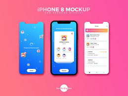 Free Iphone 8 Mockup For Screens Display Iphone Mockup Iphone Mockup Psd Iphone Mockup Free