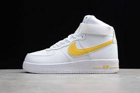 Nike Air Force 1 High 07 White Yellow At4141 101 Buy Best Price Adidas Nike Sport Sneakers