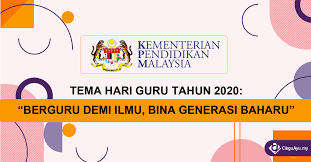 Perayaan natal dan tahun baru 2020. Tema Hari Guru 2020 Berguru Demi Ilmu Bina Generasi Baharu Cikgu Ayu Dot My