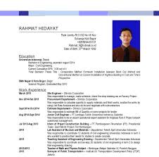 Now, i feel confident because i know that my academic level can be improved significantly. Contoh Curriculum Vitae Teknik Sipil Surasm