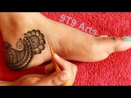 Beautiful Easy Arabic Feet Mehndi Design By 9t9 Arts Foot Mehndi Designs Bridal Begin In 2020 Mehndi Designs For Beginners Legs Mehndi Design Mehndi Designs