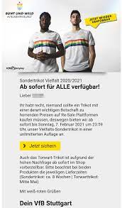 Hertha hat den letzten spieltag unter das motto vielfalt. Vfb Stuttgart Bietet Sondertrikot In Unlimitierter Stuckzahl An Nachdem Die Limitierten Trikots Teuer Auf Ebay Und Co Verkauft Wurden Und Werden De
