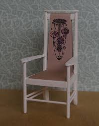 Dolls House Miniature Charles Rennie Mackintosh Rose Boudoir Etsy Rennie Mackintosh Dollhouse Miniatures Mackintosh Rose