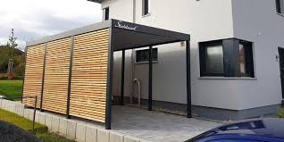 Einzel Carport Metall Stahl Anthrazit Bildgalerie Ubersicht Stahlzart Carport Holz Haus Carport
