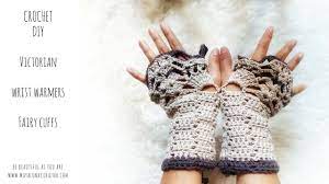 The fall patterns for the crochet are being drooled by the foxes this time, and there is nothing in the crochet world that you can not incorporate with the fox pattern and that is why we brought you this hot pair of crochet fingerless gloves with the lovely fox pattern to enhance your hand glam in minutes.you can quickly crochet it yourself by. Diy Crochet Wrist Warmers 2017 Crochet Beautiful Victorian Style Fingerless Gloves Youtube