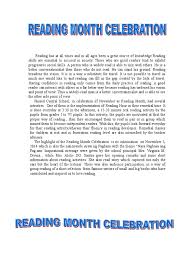 It is also an effort towards igniting the minds of. Reading Month Reading Process Cognition
