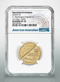 2018 S AMERICAN INNOVATION $1 NGC REVERSE PROOF PF70 First Day 