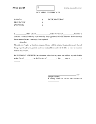Kansas notary acknowledgement forms are documents providing written proof that a document documents in need of an acknowledgement can be signed prior to presenting them to a notary. Canada Notarial Certificate Legal Forms And Business Templates Megadox Com
