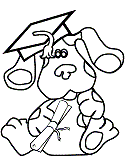 Choose your favorite coloring page and color it in bright colors. Blue S Clues Coloring Pages