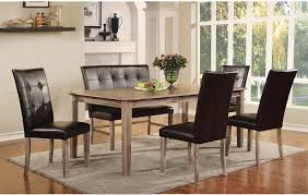 Kadyn 7 Piece Dining Package The Brick Modern Dining Room Set Dining Dining Room Sets