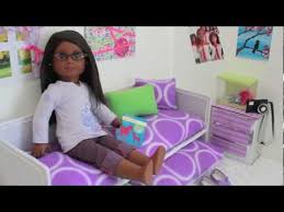 Lavender daybed with trundle for 18 doll. How To Make A Doll Daybed With Pull Out Trundle Doll Crafts Youtube