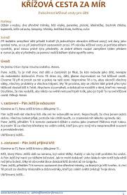 Raz, keď k tebe prichádzali deti a apoštoli ich odháňali, zastal si sa ich. Krizova Cesta Za Mir Pdf Stazeni Zdarma