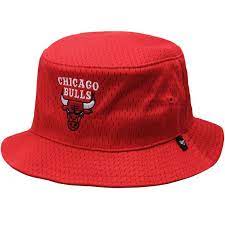 Chicago Bulls 47 Backboard Bucket Hat Red Chapeus Da Moda Chapeus Vintage Chapeu Bucket