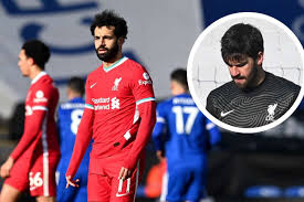 Liverpool fc, liverpool, united kingdom. What On Earth Has Happened To Liverpool Alisson S Latest Error At Leicester Leaves Klopp Incredulous Goal Com