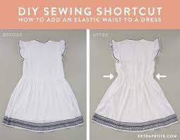 Diy Sewing Adding An Elastic Waistband Tutorial Diy Dress Simple Dresses Elastic Waistband Tutorial