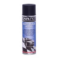 It is important that the colors are properly mixed and applied smoothly, and in layers. Car Rep Spray Paint Black Matte Acryl 500ml