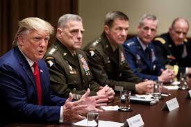 General mark milley said the departure of u.s. Trump S Attacks Put Military In Presidential Campaign Minefield Wprl