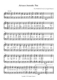 Advance Australia Fair Easy Piano Arrangement By Orff Music Education