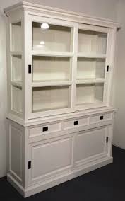 Vitrine Weiss Massivholz Geschirrschrank Weiss Landhaus Breite 180 Cm Vitrine Weiss Landhaus Landhaus Mobel Vitrine