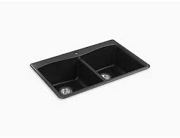Fewer colors exude class, style and sophistication more than black, especially in a kitchen. Kitchen Sinks Farmhouse Stainless Steel More Kohler