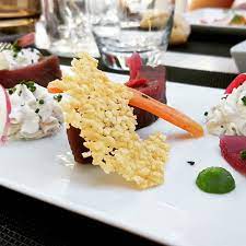 le trident a carnon by matthieu guillet boeuf facon gravelax tres bon restaurant instarestaurant resto food instafood instagood food feta cheese feta