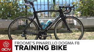 How chis optimize his aero position. Chris Froome S Pinarello Dogma F8 Training Bike Youtube