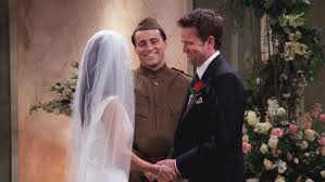 The reunion, this moment is expanded upon even more when the creators of the show revealed that if it wasn't for the audience's reaction during that penultimate scene, monica and chandler probably wouldn't have become a thing. The One With Monica And Chandler S Wedding Part 2 Monica And Chandler Wedding Friends Tv Show